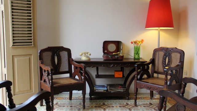 'Living room' Casas particulares are an alternative to hotels in Cuba.